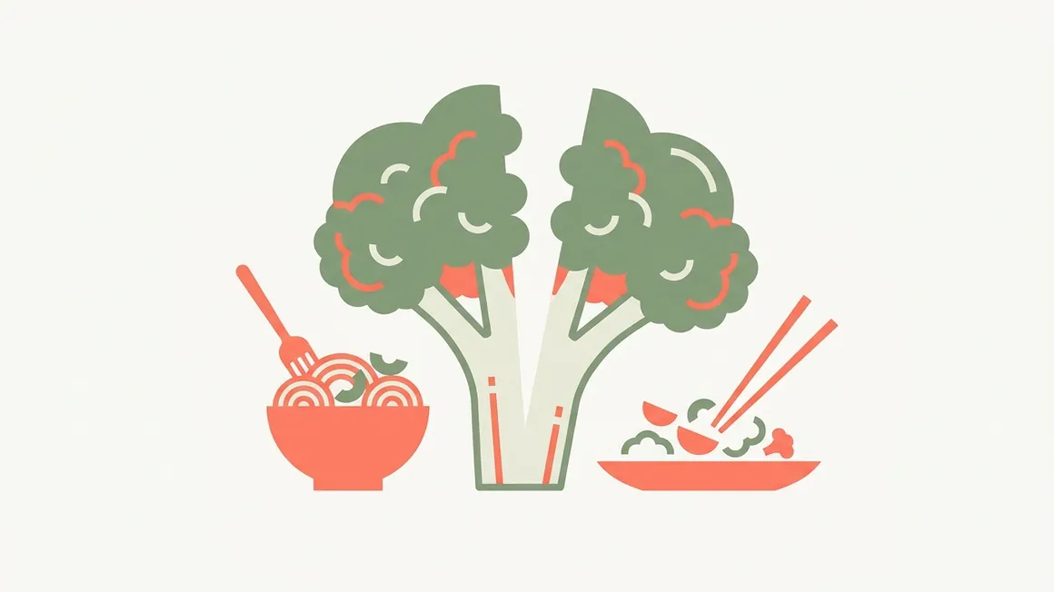 A single ingredient turning into two completely different dishes.