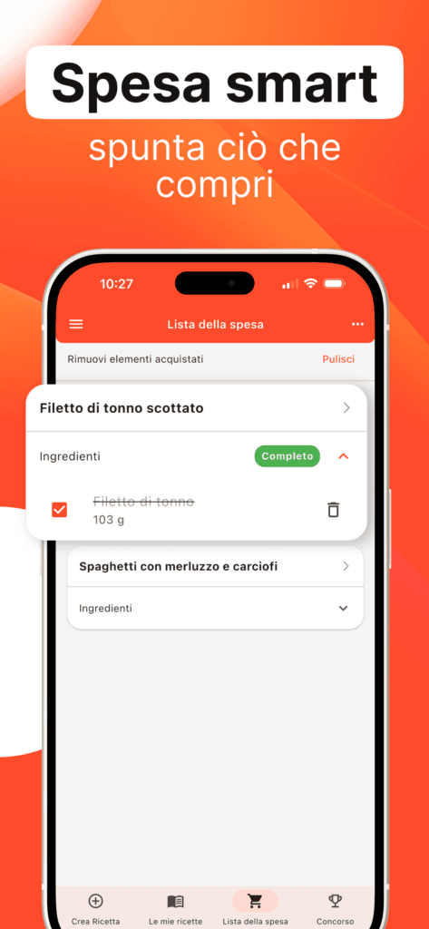 GetYourMacros: Spesa smart, spunta ciò che compri