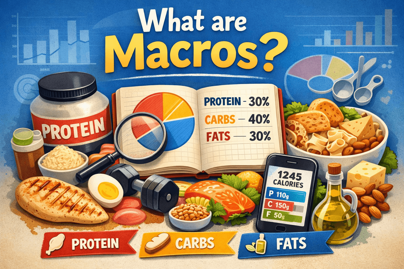 What are macros? GetYourMacros guide cover